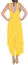 Load image into Gallery viewer, la-leela-rayon-solid-womens-beach-wear-casual-dress-beach-cover-upes-yellow-3494-one-size