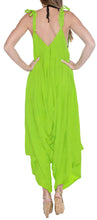 Load image into Gallery viewer, la-leela-beach-dress-solid-beach-vacation-stretchy-osfm-14-16-parrot-green_3433