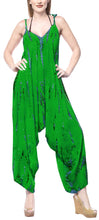 Load image into Gallery viewer, la-leela-tie-dye-womens-beach-beach-dresses-osfm-14-16-parrot-green_3467