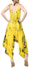 Load image into Gallery viewer, la-leela-tie-dye-beach-womens-beach-dress-wear-osfm-14-16-yellow_3468