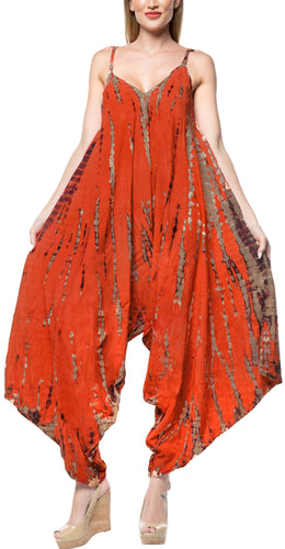 la-leela-beach-dress-tie-dye-womens-work-casual-stretchy-osfm-14-16-orange_3469