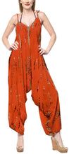 Load image into Gallery viewer, la-leela-beach-dress-tie-dye-womens-work-casual-stretchy-osfm-14-16-orange_3469