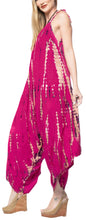 Load image into Gallery viewer, la-leela-beach-dress-tie-dye-beach-wear-cruise-tube-halter-osfm-14-16-pink_3470