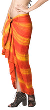 Load image into Gallery viewer, la-leela-beach-wear-pareo-bath-sarong-bikini-cover-up-tie_dye-78x43-golden_4482