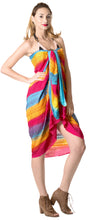 Load image into Gallery viewer, la-leela-swimsuit-bathing-beach-sarong-bikini-cover-up-tie-dye-78x43-pink_4483