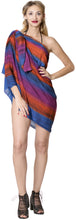 Load image into Gallery viewer, la-leela-women-wrap-bathing-suit-sarong-bikini-cover-up-tie-dye-78x43-purple_4487