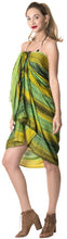 Load image into Gallery viewer, la-leela-fringe-towel-wrap-pareo-sarong-bikini-cover-up-tie-dye-78x43-green_4488