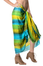 Load image into Gallery viewer, la-leela-resort-suit-wrap-beach-sarong-bikini-cover-up-tie-dye-78x43-yellow_4489