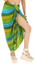 Load image into Gallery viewer, la-leela-resort-suit-wrap-beach-sarong-bikini-cover-up-tie-dye-78x43-yellow_4489