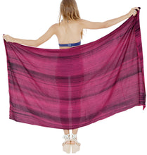 Load image into Gallery viewer, la-leela-hawaiian-beach-bikini-wrap-sarong-bikini-cover-up-tie-dye-78x43-pink_4492