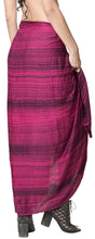 Load image into Gallery viewer, la-leela-hawaiian-beach-bikini-wrap-sarong-bikini-cover-up-tie-dye-78x43-pink_4492