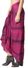 Load image into Gallery viewer, la-leela-hawaiian-beach-bikini-wrap-sarong-bikini-cover-up-tie-dye-78x43-pink_4492