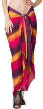 Load image into Gallery viewer, la-leela-rayon-beach-pareo-sarong-bikini-cover-up-tie-dye-78x43-purple_6819