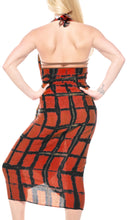 Load image into Gallery viewer, la-leela-rayon-beach-pareo-sarong-bikini-cover-up-tie-dye-78x43-orange_4497