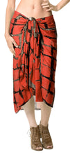Load image into Gallery viewer, la-leela-rayon-beach-pareo-sarong-bikini-cover-up-tie-dye-78x43-orange_4497