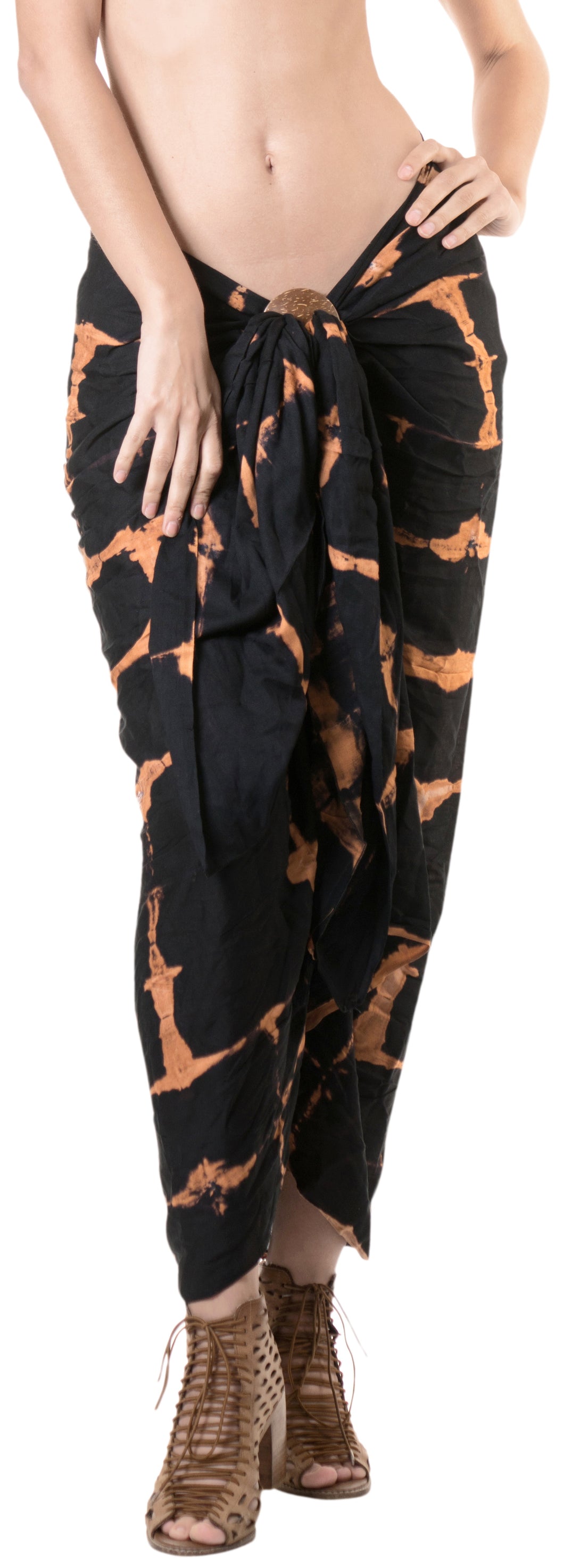 la-leela-bathing-towel-beach-wear-womens-Wrap Skirt-sarong-bikini-cover-up-Tie-Dye-printed