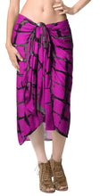 Load image into Gallery viewer, la-leela-bathing-suit-cover-up-swim-sarong-bikini-cover-up-tie-dye-78x43-pink_4500