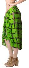 Load image into Gallery viewer, la-leela-rayon-swimsuit-cover-up-long-dress-sarong-tie-dye-78x43-green_4501