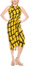 Load image into Gallery viewer, la-leela-wrap-pareo-swimsuit-sarong-bikini-cover-up-tie-dye-78x43-yellow_4503