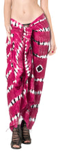 Load image into Gallery viewer, la-leela-cover-up-swim-wrap-pareo-beach-sarong-tie-dye-78x43-red_4508