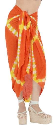 la-leela-wrap-pareo-suit-beach-sarong-bikini-cover-up-tie-dye-78x43-orange_4517