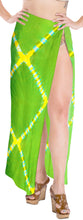 Load image into Gallery viewer, la-leela-scarf-deal-beach-dress-beach-sarong-tie-dye-78x43-green_4520