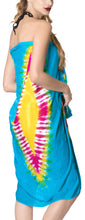 Load image into Gallery viewer, la-leela-bathing-suit-slit-sarong-bikini-cover-up-tie-dye-78x43-turquoise_4527