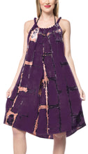 Load image into Gallery viewer, la-leela-rayon-tie-dye-prom-casual-beach-dresses-osfm-14-18-purple_3480