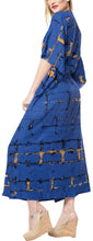 Load image into Gallery viewer, la-leela-rayon-tie_dye-caftan-beach-dress-women-blue_1388-osfm-14-32w