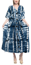 Load image into Gallery viewer, la-leela-rayon-tie_dye-caftan-beach-dress-women-blue_1368-osfm-14-32w