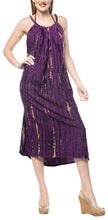 Load image into Gallery viewer, la-leela-rayon-tie-dye-dresses-luau-length-knee-osfm-14-18-l-2x-purple_3538-purple_f687
