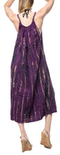 Load image into Gallery viewer, la-leela-rayon-tie-dye-dresses-luau-length-knee-osfm-14-18-l-2x-purple_3538-purple_f687