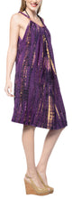 Load image into Gallery viewer, la-leela-beach-dress-rayon-tie-dye-cover-up-skirt-party-osfm-14-18-purple_3539