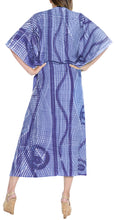 Load image into Gallery viewer, la-leela-rayon-tie_dye-caftan-beach-dress-women-blue_1379-osfm-14-32w