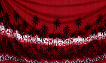 Load image into Gallery viewer, LA LEELA Men&#39;s Sarong Resort Coverup Tie Pareo Wrap Swimsuits One Size Red_B996