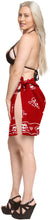 Load image into Gallery viewer, la-leela-likre-casual-resort-pareo-girl-wrap-sarong-printed-78x21-red_321
