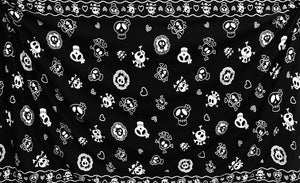 LA LEELA Beach Wear Mens Sarong Pareo Wrap Cover upss Bathing Suit Beach Towel Swimming Halloween Black_B925