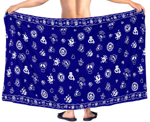 la-leela-beach-wear-mens-sarong-pareo-wrap-cover-upss-bathing-suit-beach-towel-swimming-Blue_B924
