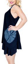 Load image into Gallery viewer, La Leela Casual Beachwear Swimsuit Bikini Swimwear Sleeveless Blouse Cover up Navy Blue