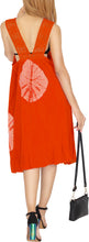 Load image into Gallery viewer, La Leela Frill Swimsuit Rayon Bikini Swimwear Cover up Evening Sleeveless Dress