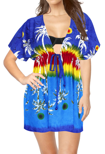 la-leela-bikni-swimwear-soft-fabric-printed-beachwear-loose-cover-up-OSFM 14-24W [L- 3X]-Blue_B816