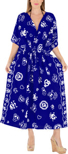 la-leela-likre-printed-Skull-long-caftan-dress-women-R_Blue-printed_Kaftan