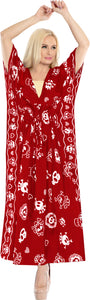 la-leela-likre-printed-skull-long-caftan-dress-women-printed_kaftan-Red