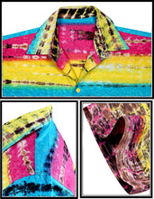 Load image into Gallery viewer, la-leela-men-casual-wear-cotton-hand-printed-multi-color-hawaiian-shirt-size-s-xxl