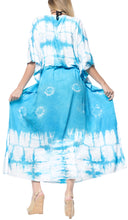 Load image into Gallery viewer, la-leela-rayon-tie_dye-caftan-beach-dress-loose-gown-women-blue_1396-osfm-14-32w