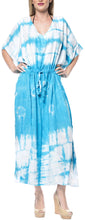 Load image into Gallery viewer, la-leela-rayon-tie_dye-caftan-beach-dress-loose-gown-women-blue_1396-osfm-14-32w