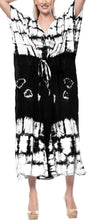 Load image into Gallery viewer, la-leela-rayon-tie_dye-caftan-beach-dress-vacation-white_1399-osfm-14-32w-l-5x