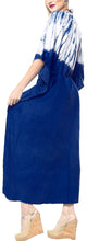 Load image into Gallery viewer, la-leela-lounge-rayon-tie_dye-long-caftan-dress-girl-royal-blue_1401-osfm-14-32w-l-5x