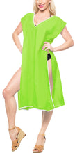 Load image into Gallery viewer, La Leela Rayon Open Side Swimwear swimsuit bikini kimono loose cover up blouse G