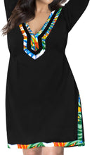 Cargar imagen en el visor de la galería, La Leela Womens Long Sleeve Casual Plus size swimwear swimsuit Bikini Cover up